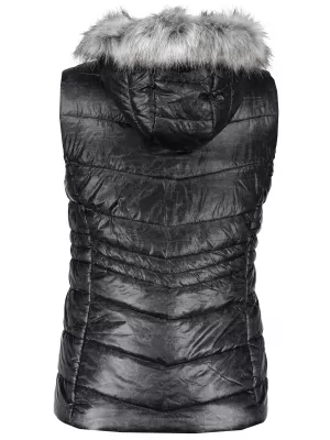 Dámska vesta ALPINE PRO Gothic 2 LVEK037 ČIERNA