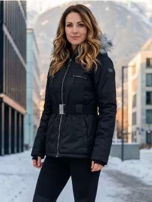 Dámska zimná bunda ALPINE PRO DOSOJINA LJCK202 ČIERNA