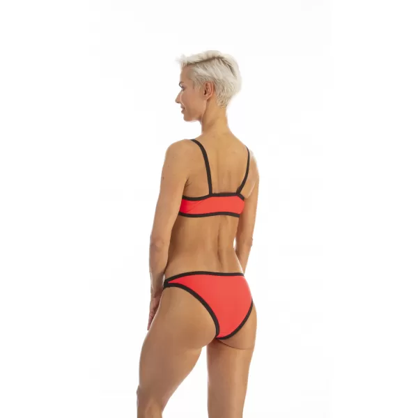  Dámske plavky - spodný diel NORDBLANC NAUGHTY NBSSS6764B FLUORESCENTNÉ RUŽOVÁ 