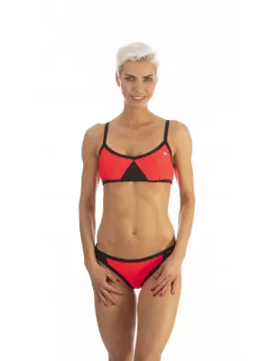 Dámske plavky - spodný diel NORDBLANC NAUGHTY NBSSS6764B FLUORESCENTNÉ RUŽOVÁ