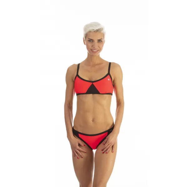  Dámske plavky - spodný diel NORDBLANC NAUGHTY NBSSS6764B FLUORESCENTNÉ RUŽOVÁ 