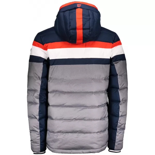  Pánska páperová bunda ALPINE PRO NEITH MJCM311 TMAVO MODRÁ 