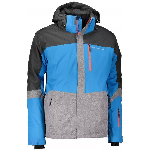  Pánska lyžiarska bunda ALPINE PRO SARDAR 2 MJCM308 MODRÁ 