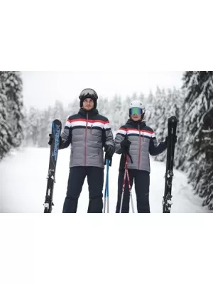 Dámska páperová bunda ALPINE PRO NEITHA LJCM289 TMAVO MODRÁ