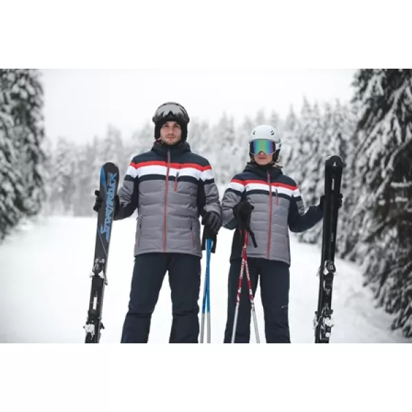  Dámska páperová bunda ALPINE PRO NEITHA LJCM289 TMAVO MODRÁ 
