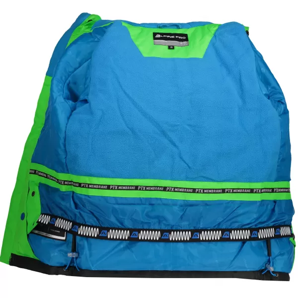  Detská bunda ALPINE PRO Sardar KJCM122 ZELENÁ 