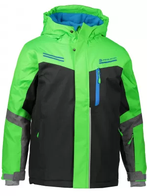Detská bunda ALPINE PRO Sardar KJCM122 ZELENÁ