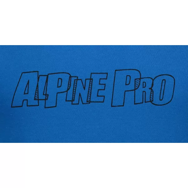  Detské tričko ALPINE PRO VONO KTSM170 MODRÁ 