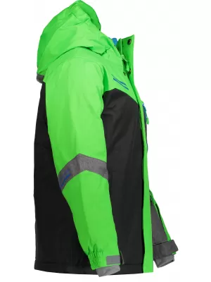 Detská bunda ALPINE PRO Sardar KJCM122 ZELENÁ