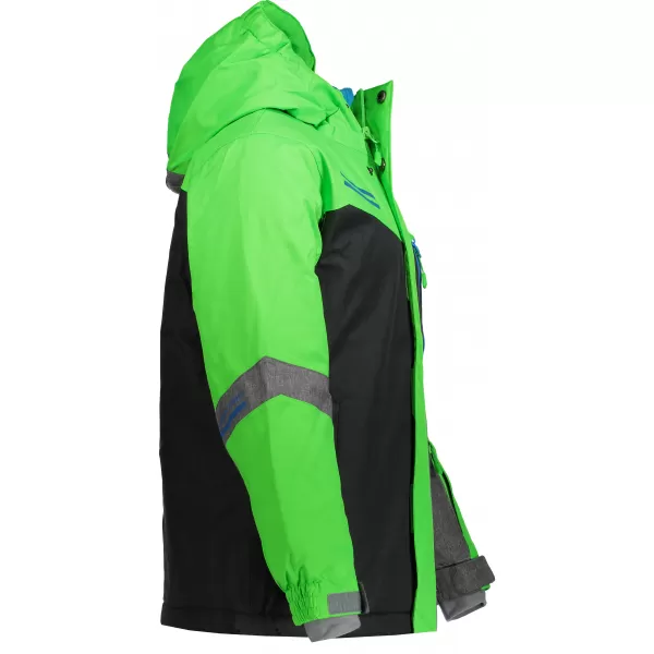  Detská bunda ALPINE PRO Sardar KJCM122 ZELENÁ 