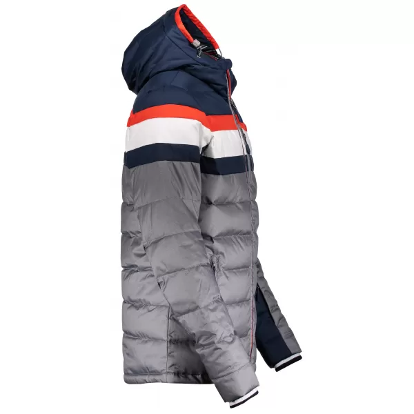  Pánska páperová bunda ALPINE PRO NEITH MJCM311 TMAVO MODRÁ 