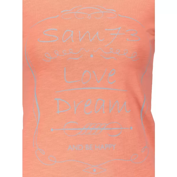  Dámske tričko SAM 73 NANA LTSL355 ORANŽOVÁ 