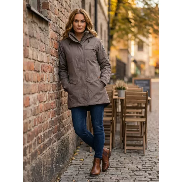  Dámsky kabát TORSTAI JESSICA 41215217090 DARK KHAKI 