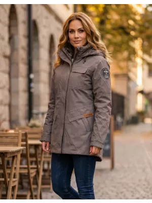 Dámsky kabát TORSTAI JESSICA 41215217090 DARK KHAKI