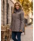 Dámsky kabát TORSTAI JESSICA 41215217090 DARK KHAKI