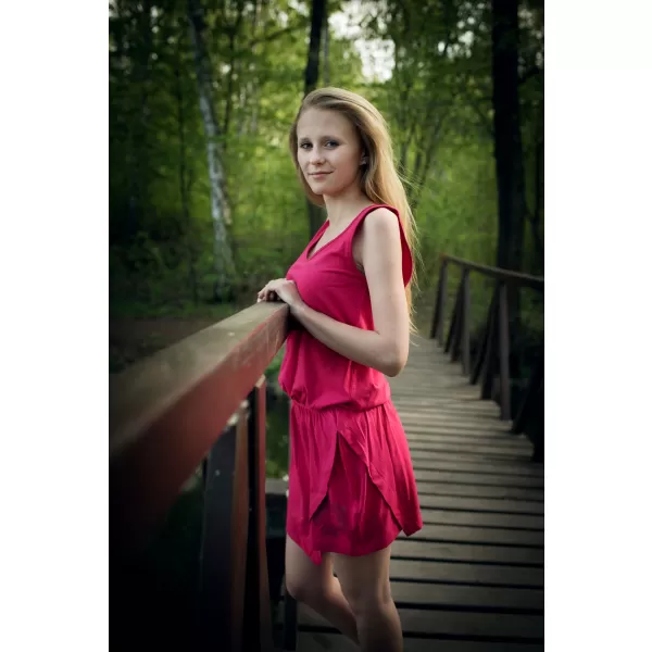  Dámske šaty ALTISPORT TULDA LSKN196 RUŽOVÁ 
