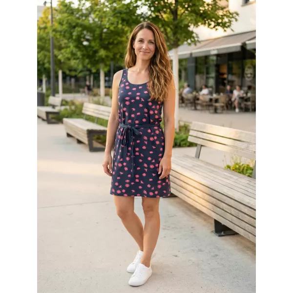  Dámske šaty ALTISPORT LINA LSKN197 TMAVO MODRÁ 