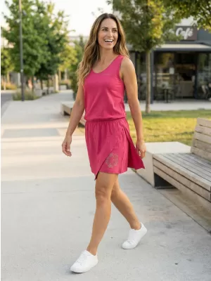 Dámske šaty ALTISPORT TULDA LSKN196 RUŽOVÁ