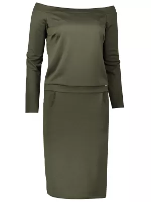 Dámske šaty NUMOCO A225-1 KHAKI