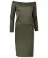 Dámske šaty NUMOCO A225-1 KHAKI