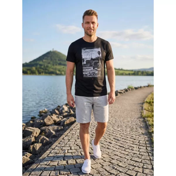  Pánska t -shirt SAM 73 Waltyr Mtsn393 čierna 