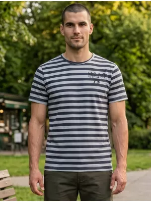 Pánska t -shirt SAM 73 Samar Mtsn388 svetlo šedá