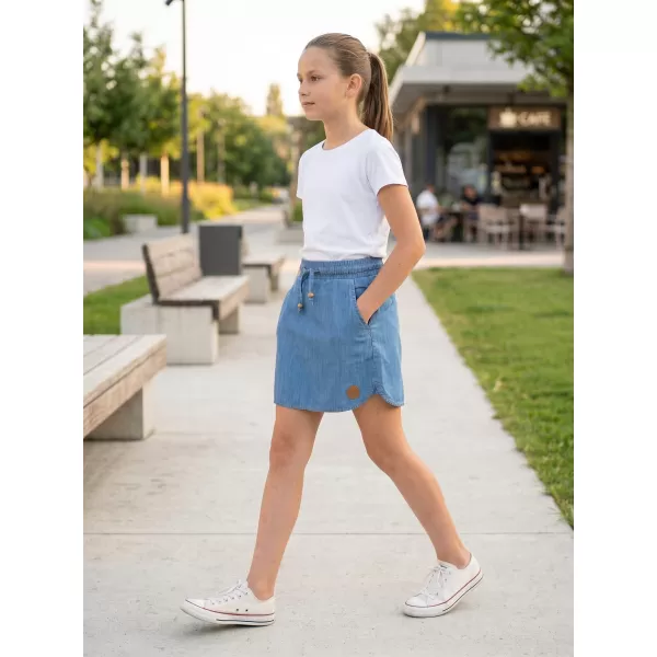  Dievčenské sukne SAM 73 GZ 514 SVETLÁ DENIM 