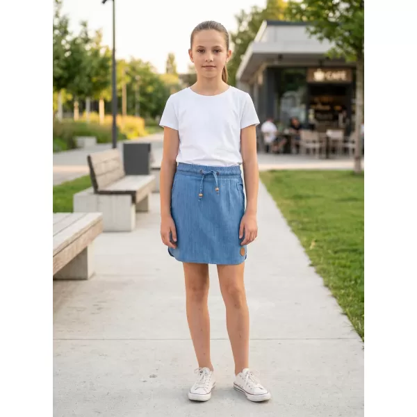  Dievčenské sukne SAM 73 GZ 514 SVETLÁ DENIM 
