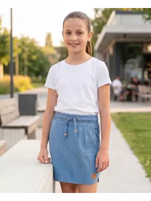 Dievčenské sukne SAM 73 GZ 514 SVETLÁ DENIM