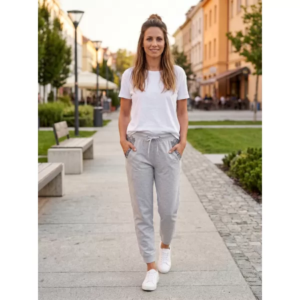  Dámske 3/4 nohavice SAM 73 Efren LPAN326 SVETLE ŠEDÁ 