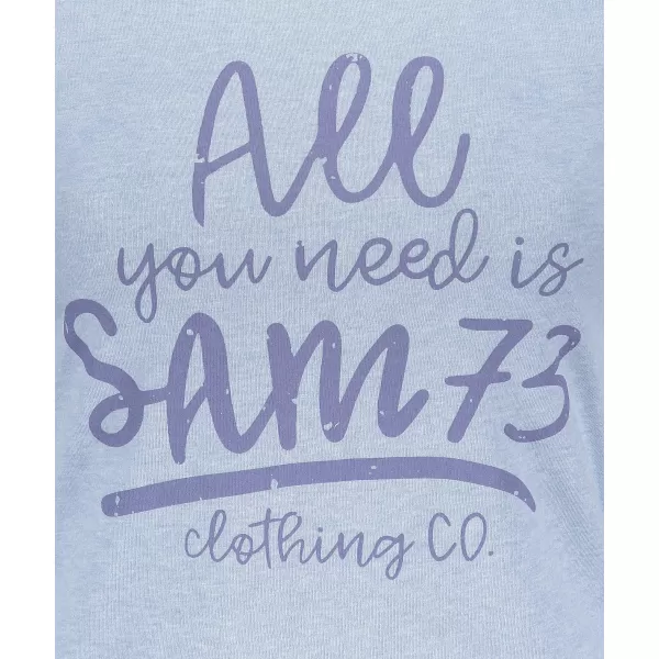  Dámska T -shirt SAM 73 Kyrina Ltsn476 Svetlo modrá 