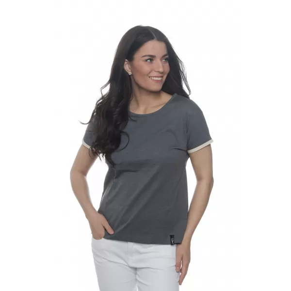  Dámska t -shirt SAM 73 Lyra Ltsn487 Tmavo šedá 