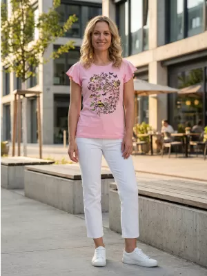 Dámska t -shirt SAM 73 Karlea ltsn475 ružová