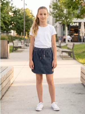 Dievčenské sukne SAM 73 GZ 514 TMAVÁ DENIM