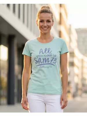 Dámska t -shirt SAM 73 Kyrina ltsn476 modrá