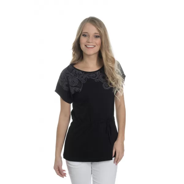  Dámska t -shirt SAM 73 Charyna Ltsn512 čierna 