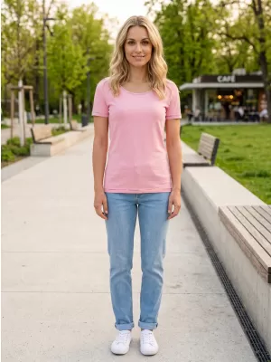 Dámska t -shirt SAM 73 Lindia ltsn483 ružová