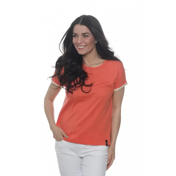  Dámska t -shirt SAM 73 Lyra ltsn487 ORANGE 