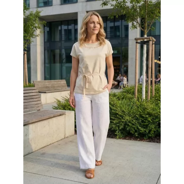  Dámska t -shirt SAM 73 Logena ltsn484 BEIGE 