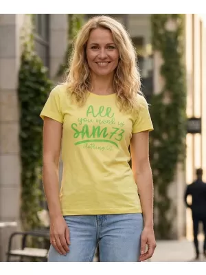 Dámska t -shirt SAM 73 Kyrina Ltsn476 GREEN
