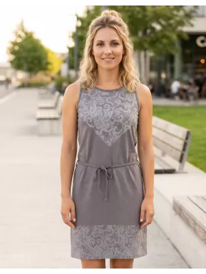 Dámske šaty SAM 73 HILDA LSKN175 TMAVO šedá