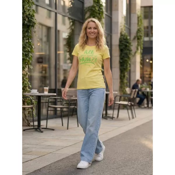  Dámska t -shirt SAM 73 Kyrina Ltsn476 GREEN 