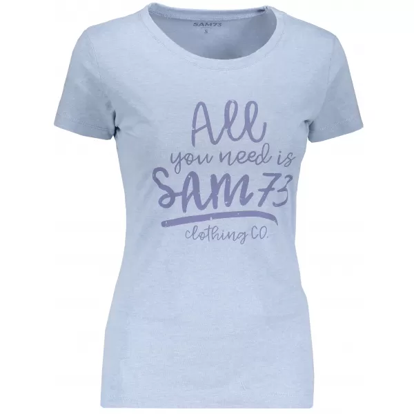  Dámska T -shirt SAM 73 Kyrina Ltsn476 Svetlo modrá 