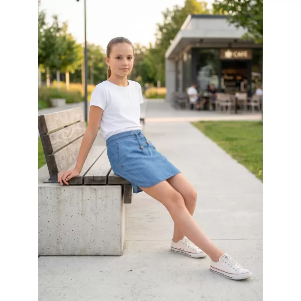  Dievčenské sukne SAM 73 GZ 514 SVETLÁ DENIM 
