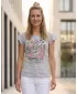 Dámska t -shirt SAM 73 Karlea Ltsn475 svetlo šedá