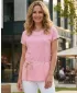 Dámska t -shirt SAM 73 Logena ltsn484 ružová