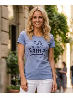 Dámska t -shirt SAM 73 Kyrina Ltsn476 Dark BLUE