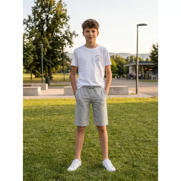  Detské šortky SAM 73 Billio Kpan144 svetlo šedá 