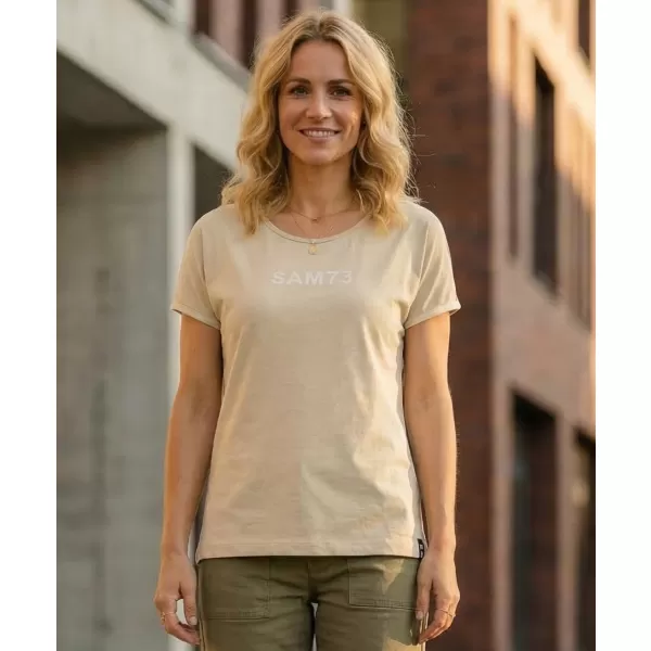  Dámska t -shirt SAM 73 Lyra ltsn487 béžová 