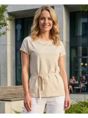 Dámska t -shirt SAM 73 Logena ltsn484 BEIGE